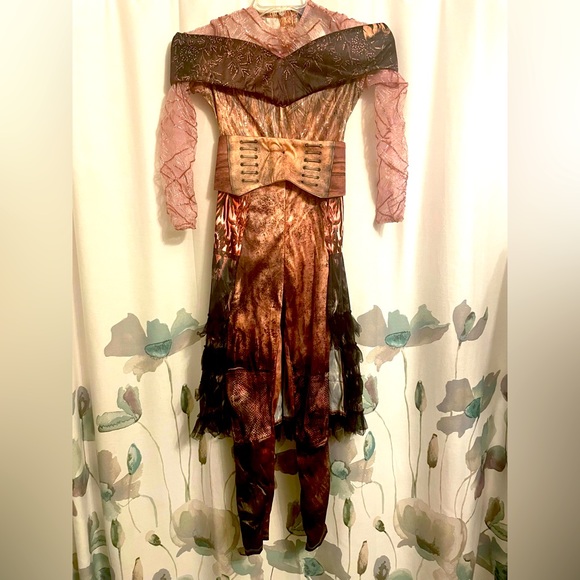 Descendants 3 Girls Evil Audrey Uniform Cosplay Halloween Costume Sz 10-12 - Picture 7 of 8